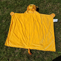 Pillowfort Kids Orange Hooded Cheetah Blanket - 39" x 50"