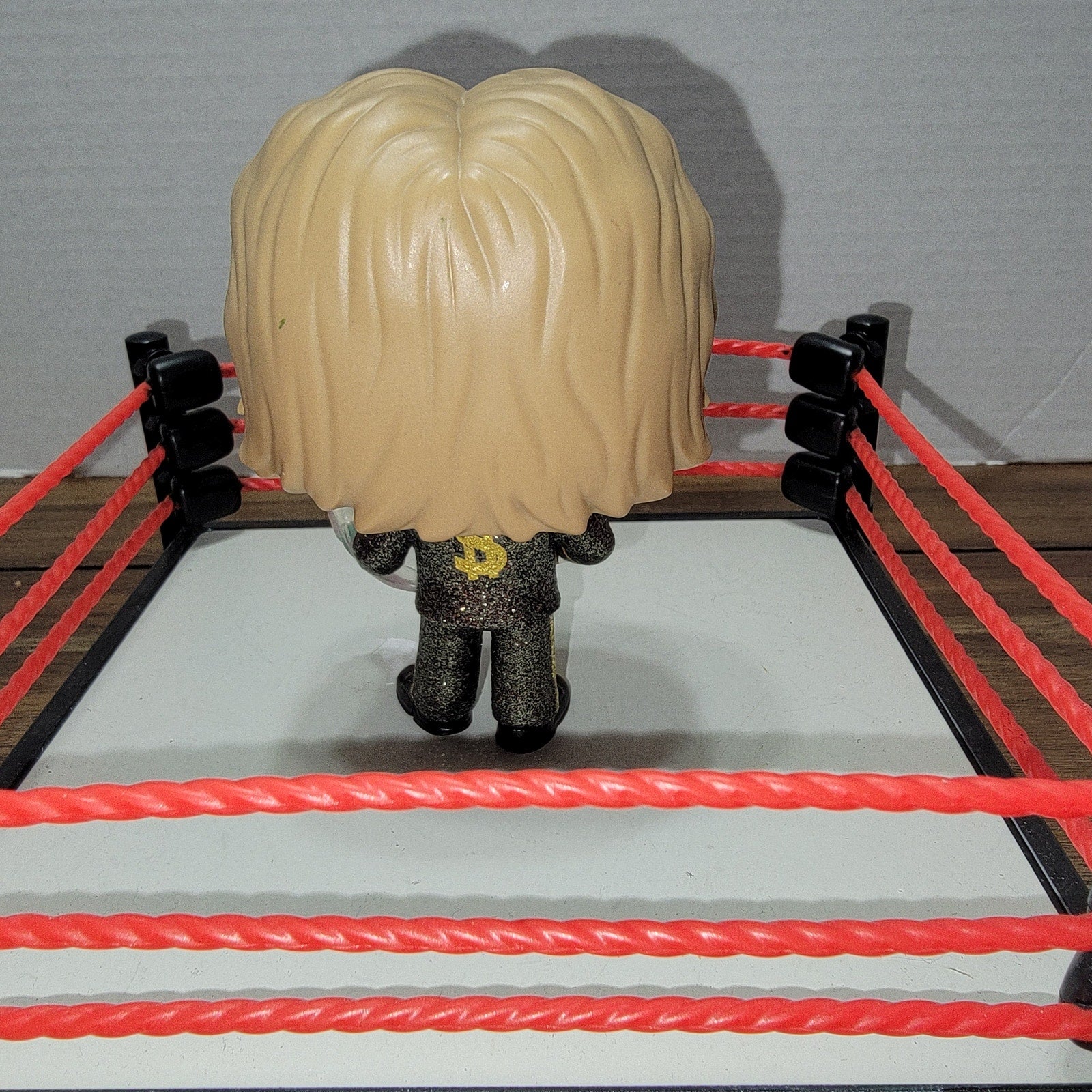 Set of 5 Funko POP! WWE RAW Wrestling Ring and 4 Vinyl Figures
