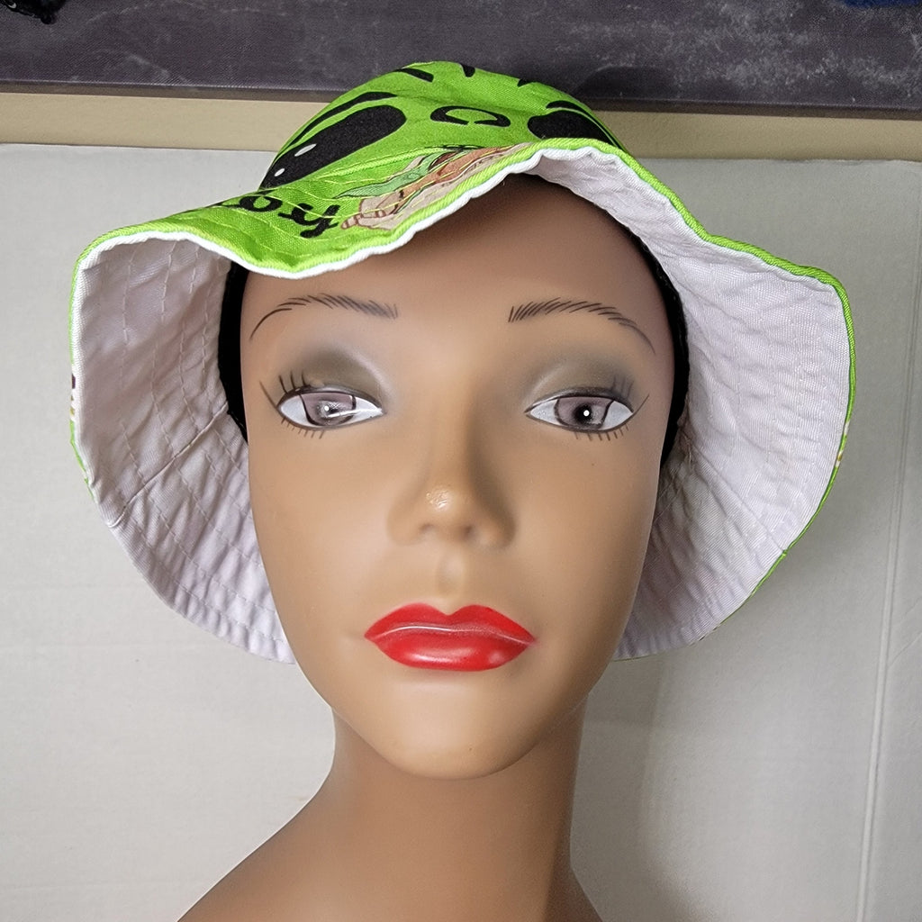 Star Wars Green Baby Yoda Adult Bucket Hat w/ Ears - NWOT