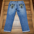 Southpole Junior Cropped Denim Jeans - Size 9