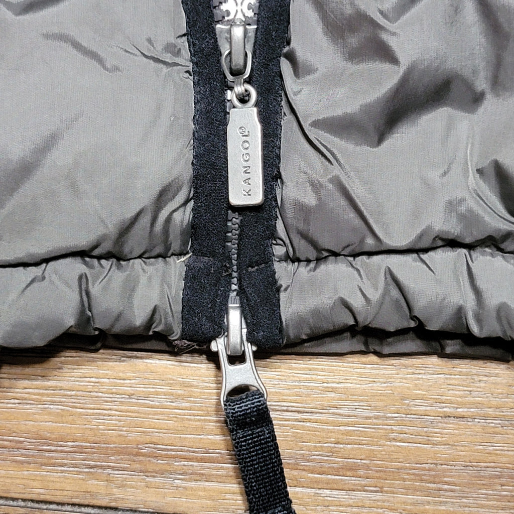 Kangol Dark Green Puffer Vest w/ 2-Way Zipper - Size Large