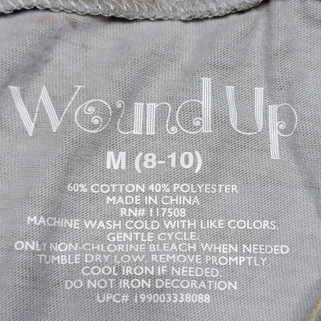 Wound Up Woodsy Camo Tee "Please Leave Me Alone..." - Size M (8-10)