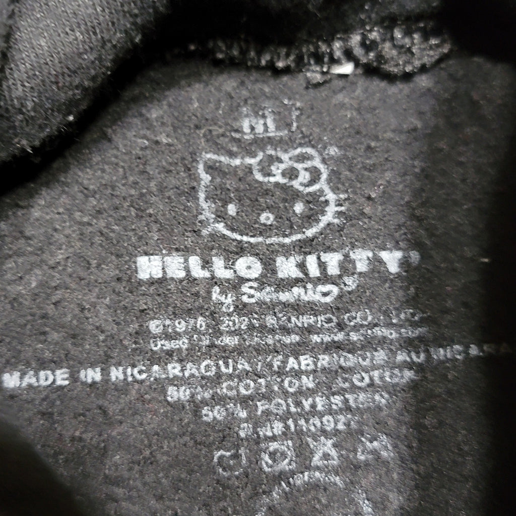 Hello Kitty Black LS Pullover Unisex Hoodie "Hello Kitty Tokyo" - Size Medium